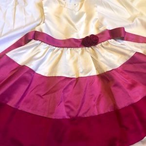 Pink and White Toddler Dress